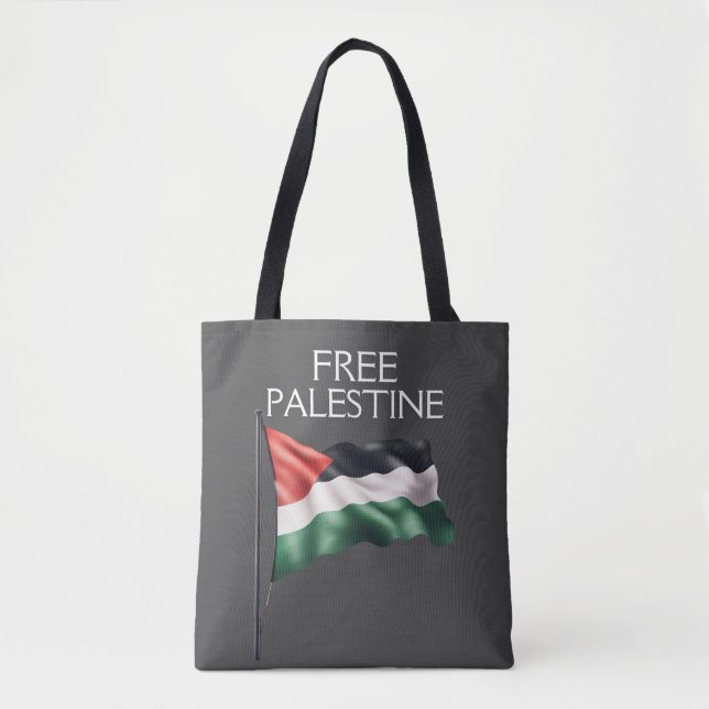 Bolsa Tote Palestina Bandeira Liberdade para Gaza (Frente)
