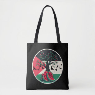 Bolsa Tote palestina cultura palestina melancia oliveira