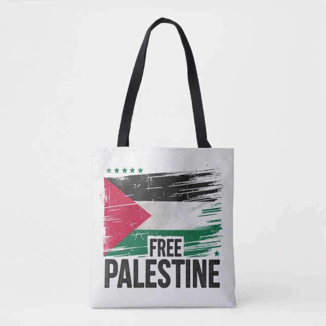 Bolsa Tote Palestina livre - Apoio à Palestina (Frente)