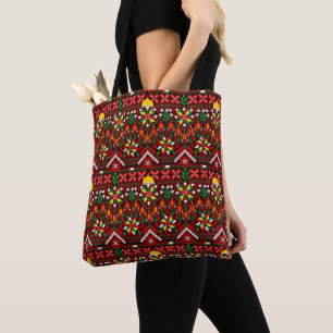 Bolsa Tote Palestina Tatreez Embroderia Tradicional