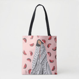 Bolsa Tote Palestina vive em nós