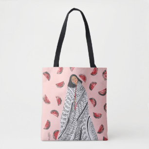 Bolsa Tote Palestina vive em nós
