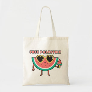 Bolsa Tote palestina Watermelon Palestina, cor bonita