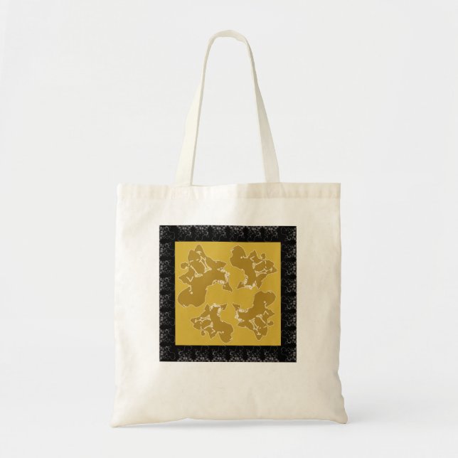 Bolsa Tote Paleta de cores do Klimt (Frente)