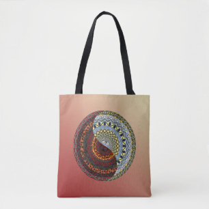 Bolsa Tote Palhaço do Céu e Inferno de Mandala, com Impressão