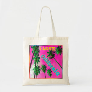 Bolsa Tote "Palm Sky: EU AMO O Saco Califórnia 3"