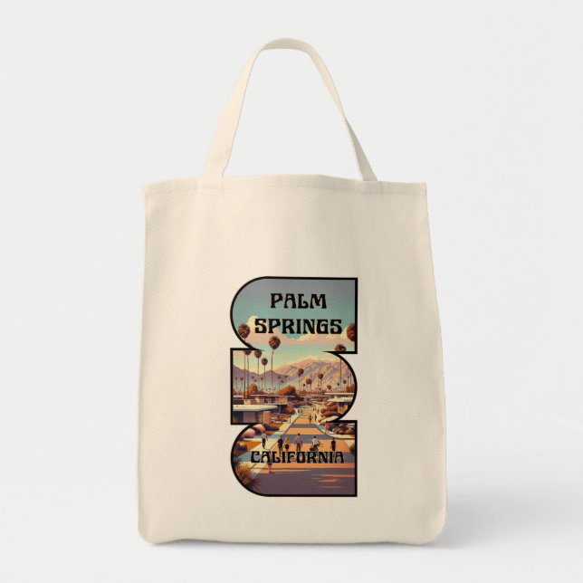 Bolsa Tote Palm Springs, Califórnia (Frente)