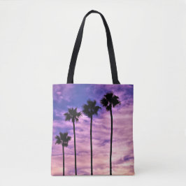 Bolsa Tote Palm Tree Sunset da Califórnia