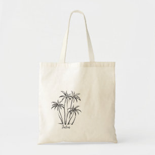 Bolsa Tote Palm Trete Tote Bag para Festa de solteira de Prai