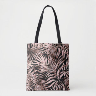 Bolsa Tote Palma Tropical: Padrão Floral da Selva.