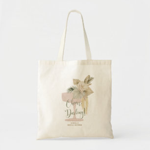 Bolsa Tote Palmas personalizadas e Chá de panela Prosecco
