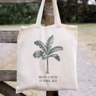 Bolsa Tote Palmeira Colorida para Casamento no Destino