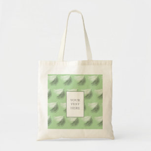 Bolsa Tote palmeira-palmeira-de-verão moderna fundo de folha