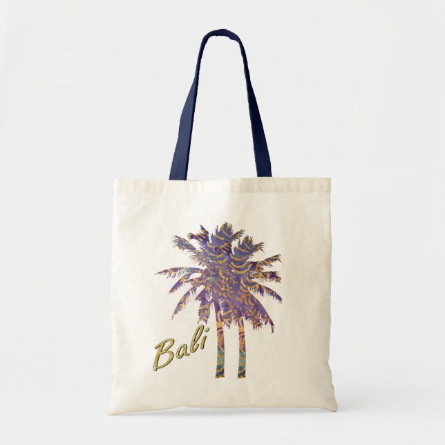 Bolsa Tote Palmeiras do Batik do inverno (Frente)