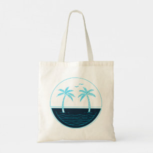 Bolsa Tote Palmeiras e praia