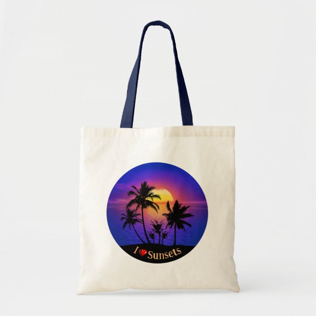 Bolsa Tote Palmeiras Tropicais (Frente)