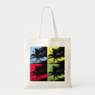Bolsa Tote Palmeiras Tropicais e Mar