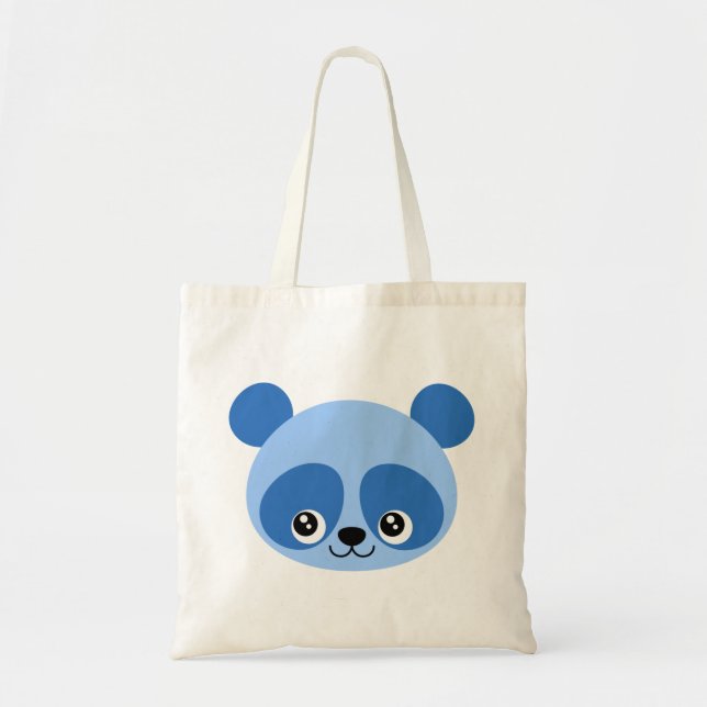 Bolsa Tote Panda azul (Frente)