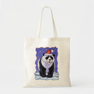 Bolsa Tote Panda Bear Christmas