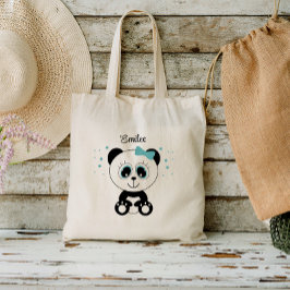 Bolsa Tote Panda Bonita (Mint Green)