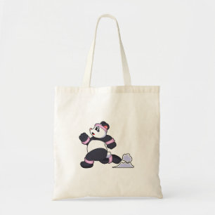 Bolsa Tote Panda como corredor na corrida