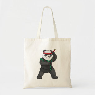 Bolsa Tote Panda como Ninja em Figurino