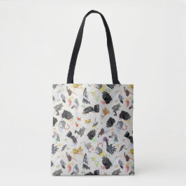 Bolsa Tote Panda de Lixo e Amigos