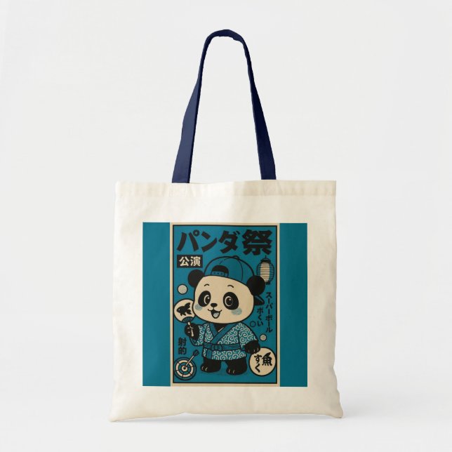 Bolsa Tote Panda depois do Escuro (Frente)