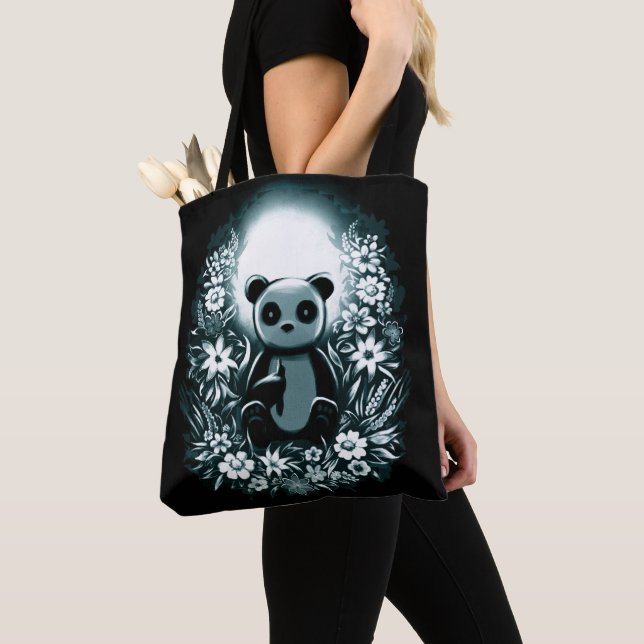 Bolsa Tote Panda Moon (Close Up)