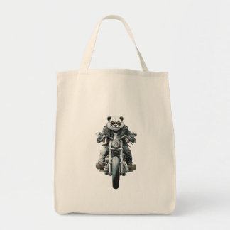 Bolsa Tote Panda Motoqueiro