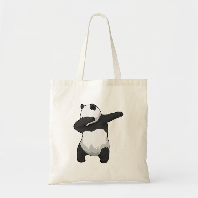 Bolsa Tote Panda no laboratório de dança de salto (Frente)
