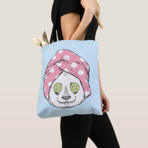 Bolsa Tote Panda nos termas