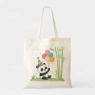 Bolsa Tote Panda Party Time