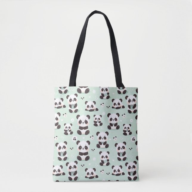 Bolsa Tote Panda Playful (Frente)