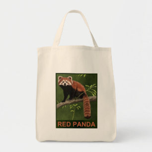 Bolsa Tote Panda Vermelha