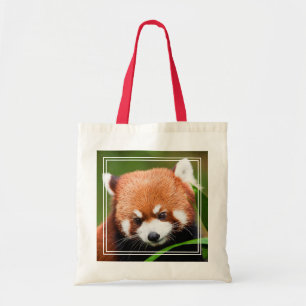 Bolsa Tote Panda Vermelho Fofo