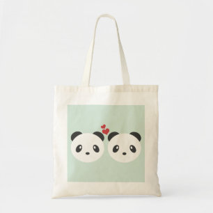 Bolsa Tote Pandas bonitos