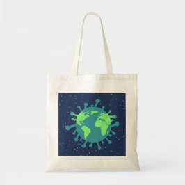 Bolsa Tote Pandemia Global (Partícula Vírus) (Infecção Viral)