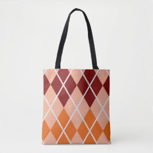 Bolsa Tote Pano realístico de Argyle
