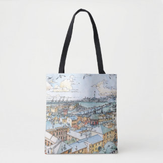 Bolsa Tote Panorâmica de Génova