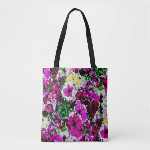 Bolsa Tote Pansias bordadas...