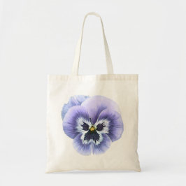 Bolsa Tote Pansy Face Purple