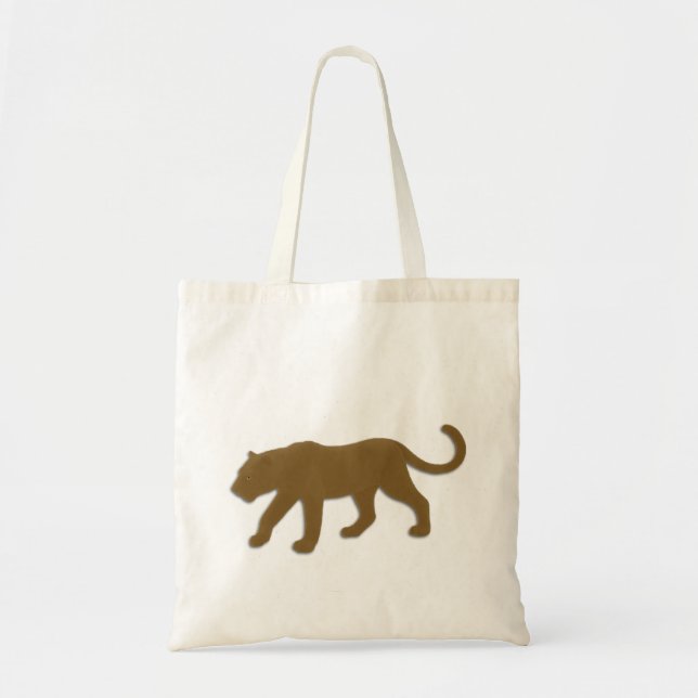Bolsa Tote Pantera da Flórida marrom (Frente)