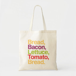Bolsa Tote Pão de BLT, bacon, alface, tomate, saco do pão