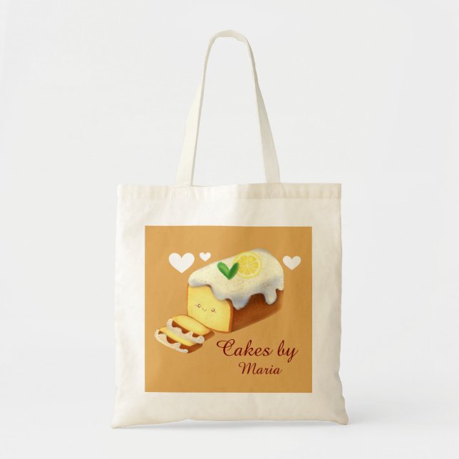 Bolsa Tote Pão De Bolo Lemon Loaf Com Grito (Frente)