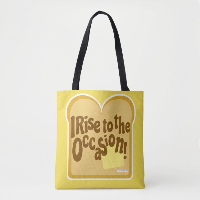 Bolsa Tote Pão Fofo que se Adequa à Ocasiao (Frente)