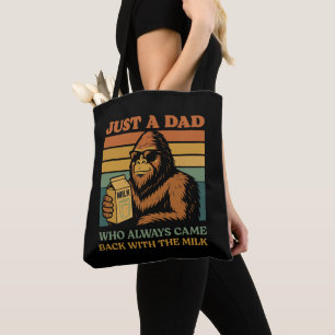 Bolsa Tote Papá Bigfoot Só Um Pai Que Sempre Voltou Com