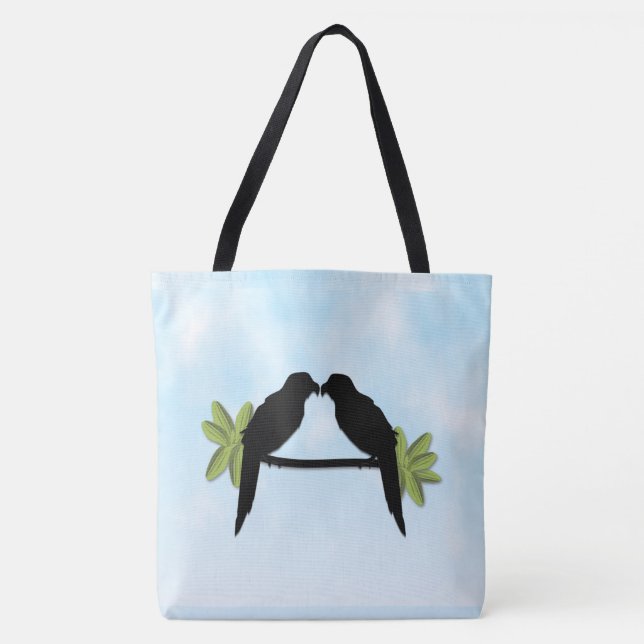 Bolsa Tote Papagaio Amor (Frente)