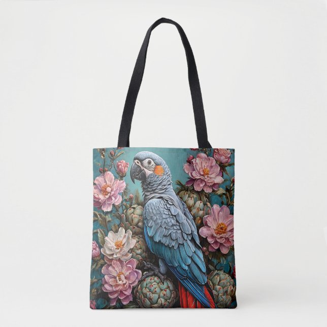 Bolsa Tote papagaio cacatua (Frente)