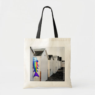 Bolsa Tote Papagaio colorido arco-íris